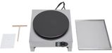 Crêpe machine électrique - Appareil professionnel pour crêpes et omelettes - 3 kW - 220 V - Construction robuste - Convient aux cafés, restaurants et food trucks