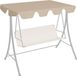 Maison Exclusive - Housse de remplacement pour balancelle, beige, 150/130x105/70 cm