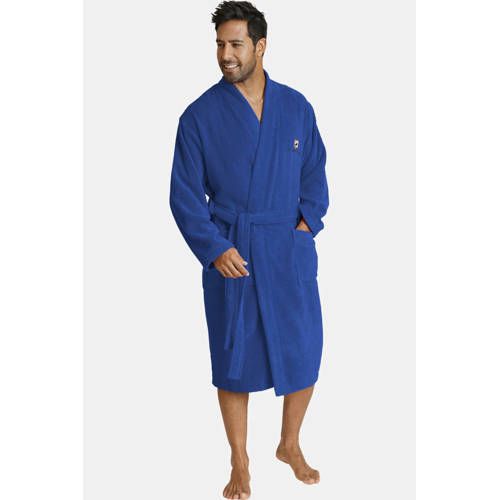 Jan Vanderstorm Plus Size Badjas Janning Blauw