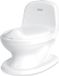 Nuby™ Plaspotje - Wc met deksel en - doorspoelgeluid - Trainingstoilet - Antislip - Met opbergruimte voor doekjes - Wit