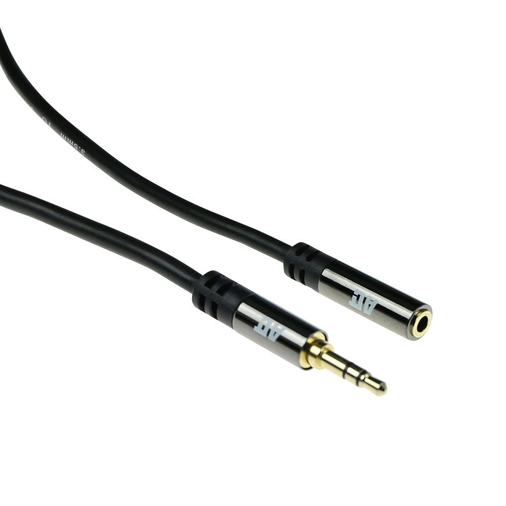 ACT AK6250 - Audio kabel - 2 m - Zwart