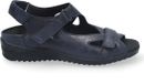 DUREA donkerblauw Wandelsandalen Dames Leer Klittenband Maat 42.5