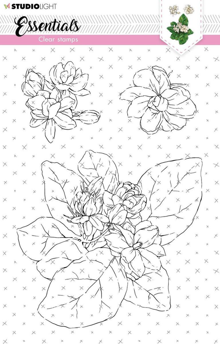 Studio Light Clear stamp A5 - arabian jasmine nr. 58