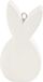 Creativ company Konijn - Decoratieve Witte Konijnen - DIY Konijnenfiguren voor Hobbydecoratie - Knutsel Konijn - 7,2x3,6 cm - Wit - 12 Stuks