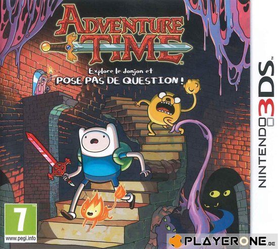 Papaya Studios Adventure Time: Explore le Donjon et Pose Pas de Question! Standaard Nintendo 3DS