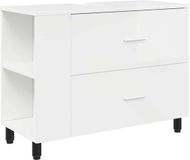 vidaXL Badkamer vaniteitsunit Hoogglans Wit 80 x 35 x 60 cm