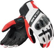 REV'IT! Ritmo Zwart Neon Rood Handschoenen - Maat XXL - Unisex - Zomer
