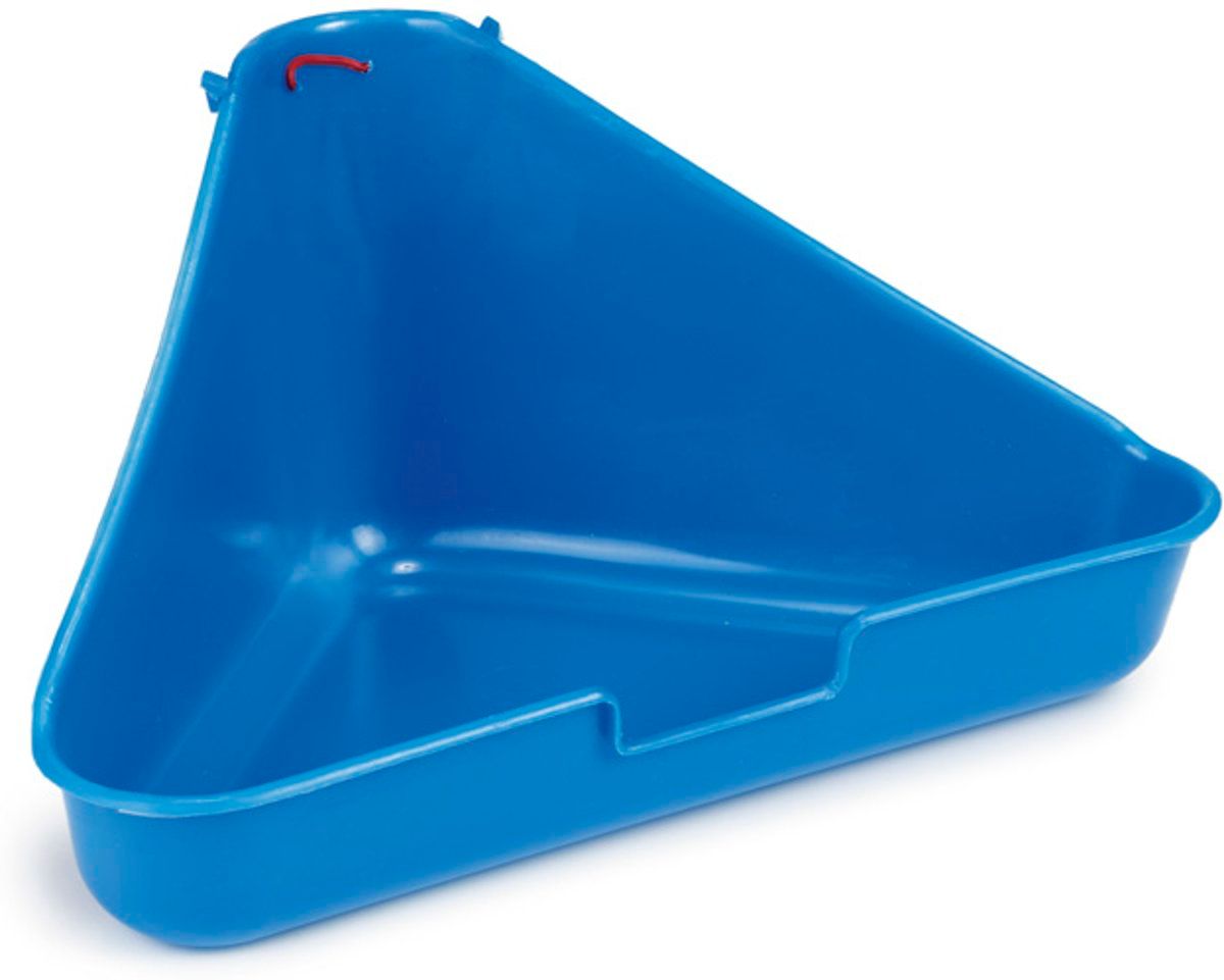 Beeztees Hoektoilet - Knaagdier - Blauw - 35x20x17 cm