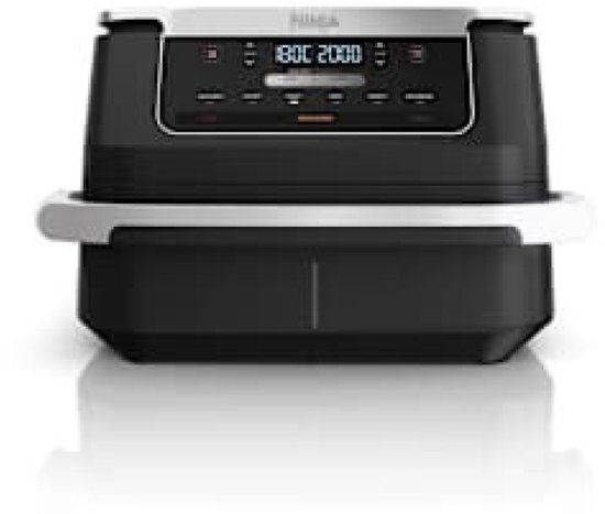 Ninja Foodi FlexDrawer AF550EU Heteluchtfriteuse - 10,4L - 2470W - Zwart/Zilver