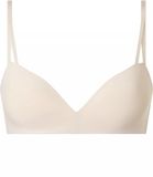 Calvin Klein dames Seductive Comfort wirefree push-up bra - T-shirt BH - beige - 90C