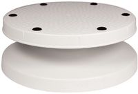 PME Taartplateau Draaibaar 23x8cm Wit