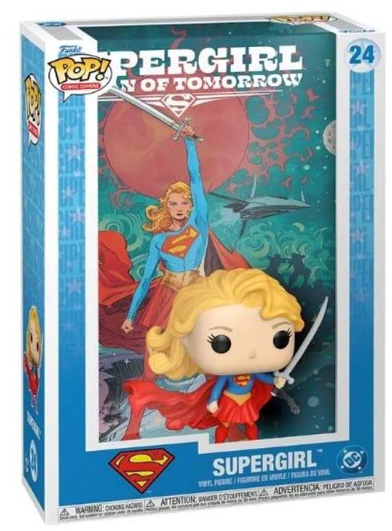 Funko Super Girl Supergirl (Pop! Comic Covers) vinylfiguur 24 Unisex Funko Pop! - Neutraal - Standard