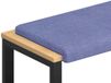 vidaXL Coussin de banc Tissu Jean Bleu 60 cm