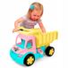 Wader Vrachtwagen Kiepwagen Roze-Crème 55cm - Draagvermogen 150kg