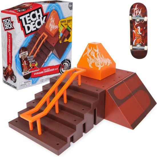 Top1Toys Spin Master Tech Deck X-Connect Pyramid Shredder 2.0 Ramp Set