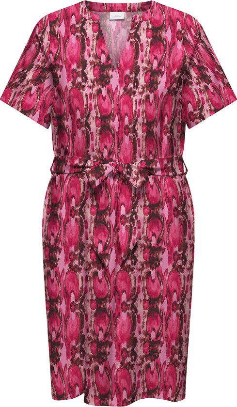 ONLY CARMAKOMA CARSHILLA 2/4 KNEE DRESS VIS AOP