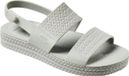 REEF WATER VISTA Damensandalen Leder Grau Größe 42