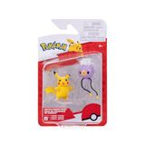 Pokémon Battle Figure PKW4531 Pikachu & Drifloon, officiële Pokémon-speelgoed voor kinderen van 4 jaar