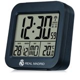 Real Madrid CF Real Madrid Wekker - Compact - Thermo-, Hygrometer - Blauw