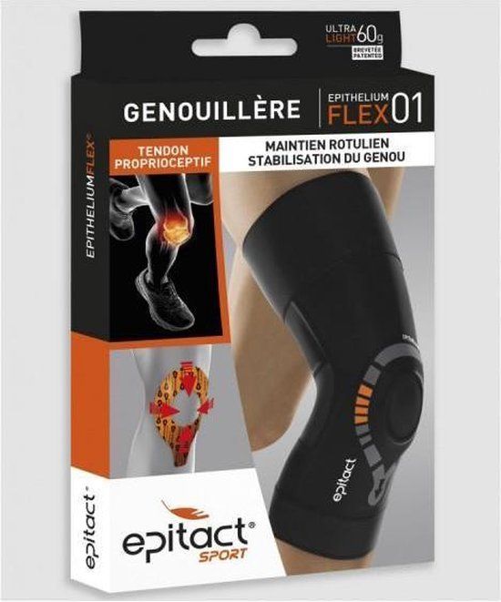 Epitact Sport Physiostrap kniebrace - XS - Zwart