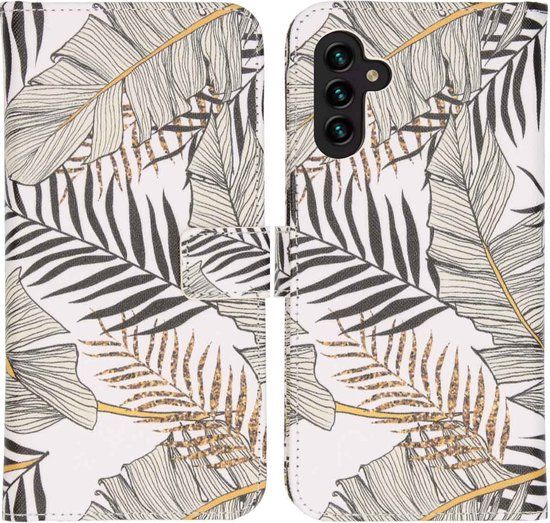 iMoshion Book Case - Samsung Galaxy A13 5G / A04s - Wit / Glamour Botanic