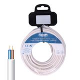Witte slanghaspel 2 x 1,5 mm, 5 m