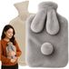 Ruhhy Warmwaterkruik 1.8L - Grijs - Pluche Hoes