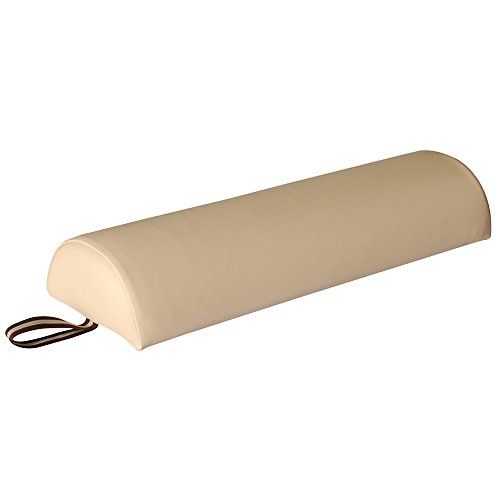Master Massage Nekkussen, halfrolkussen, 23 x 11 x 66 cm, beige