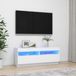 Prolenta Maison Exclusive - TV-meubel met LED-verlichting, wit, 100x35x40 cm