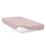 Soleil d'Ocre Fitted Sheet Cotton 57 Threads/cm² 70 x 140 cm Old Pink
