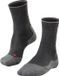 FALKE TK2 Explore Wool Silk Dames Wandelsokken - Antraciet Grijs - Maat 39-40