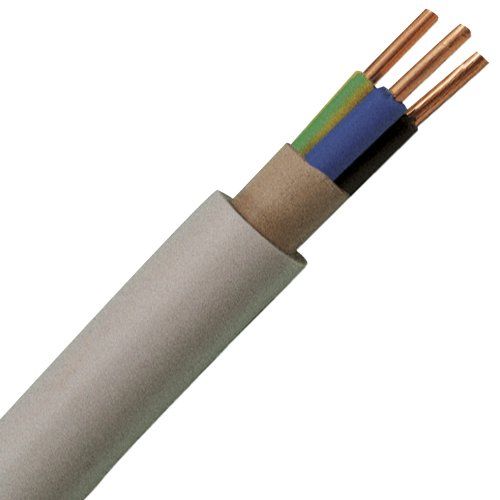 Kopp 153125003 Mantelkabel, Nym-J, 3 x 2,5 mm², 25 M, Grijs