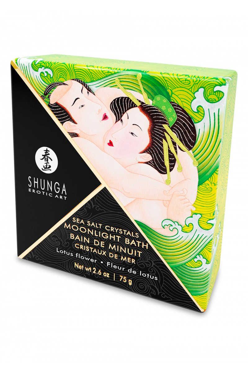 Shunga Zeezoutkristallen Crystal Bath Lotus Flower - 75gr