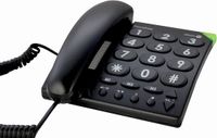 Doro PhoneEasy 311C - Téléphone fixe - Noir