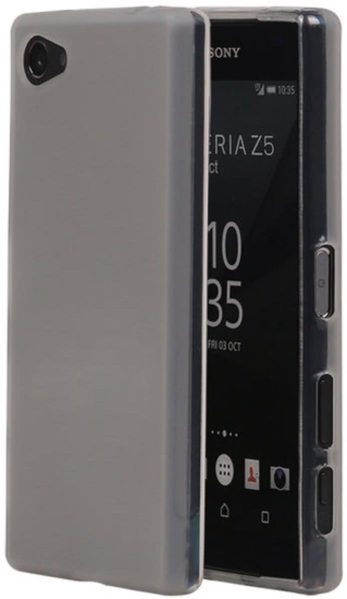 Best Cases Sony Xperia Z5 Compact TPU Hoesje Transparant Wit Gratis verzending Gratis retourneren Bescherm uw telefoon Transparant Back Cover