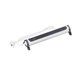 LEGRAND Stekkerdoos, premium meervoudige stekkerdoos met 5 stopcontacten 2P+T en USB C+C, SPD-bescherming, draaibaar, schakelaar, kabel 1,5 m, wit en donkergrijs 694429