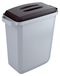 Durable DURABIN Duurzame afvalcontainer 60 liter + deksel - grijs/zwart
