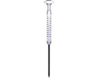 Grundig Tuin/buiten thermometer - met solar verlichting - 97 cm