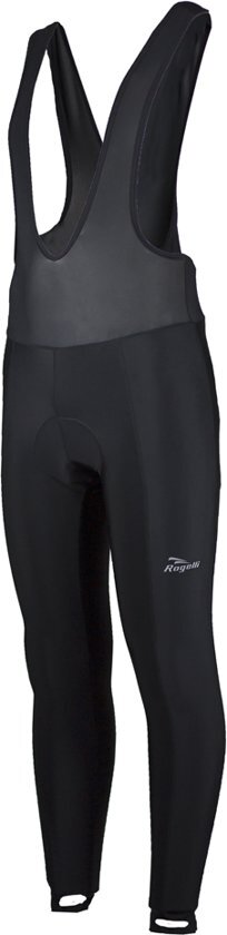 Rogelli Basic Lang - Fietsbroek - Heren - Bretels - M - Zwart