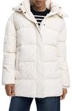 Desigual Winterjas wit