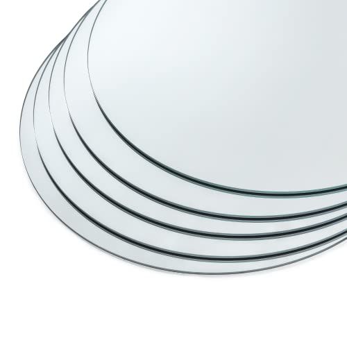 GOLD&CHROME UNIQUE DESIGN Kristallen Wandspiegel Set van 6 Zeshoekig 24 cm x 21 cm Zelfklevend