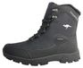 KangaRoos Bottes pour hommes, doublure chaude, couleur noire, style décontracté