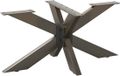 vidaXL Salontafelpoot Spider Vorm 98x58x(42-43) cm Staal Naturel