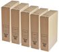 Esselte boîte d'archives - 6x - carton - brun - 23 x 32 cm - format A4