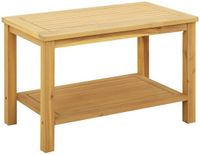 vidaXL Bijzettafel, olie-afwerking, natuurlijke stijl, 70 x 40 x 45 cm, massief acaciahout