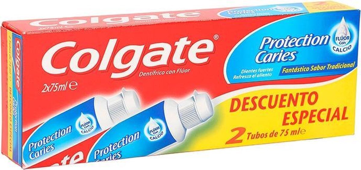 Colgate Protection Caries Toothpaste 2x75ml