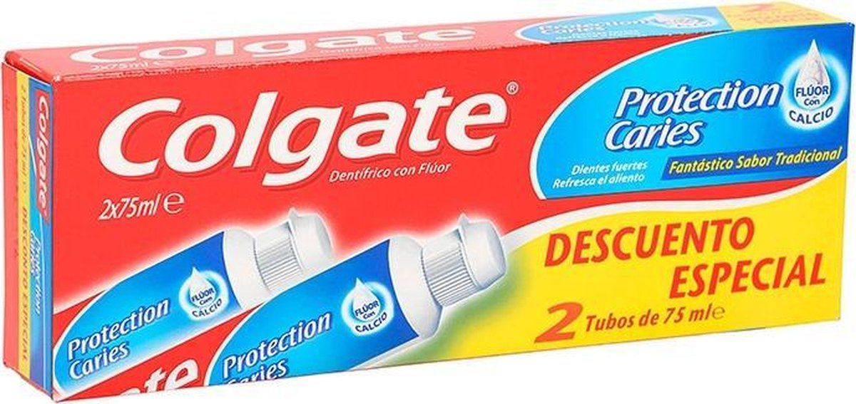 Colgate Protection Caries Tandpasta 2x75ml