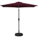 Maison Exclusive Parasol De Jardin Avec Lumières Led Et Base 2,7 X 2,7 M