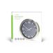 Nedis Wandklok - Diameter 30 cm - Stil Uurwerk - Thermometer - Hygrometer - Grijs