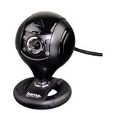 Hama Spy Protect Webcam - 1.3MP, 1280 x 1024, USB 2.0, Black